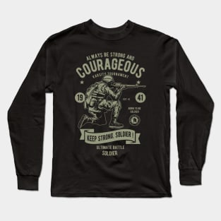 Courageous Soldier Long Sleeve T-Shirt